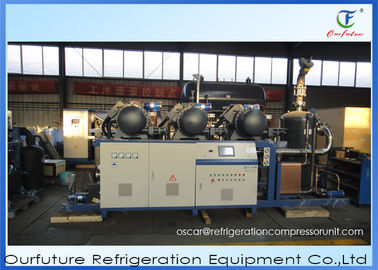 Unité de condensation de réfrigération fraîche de l'eau d'unité de compresseur de réfrigération de vis