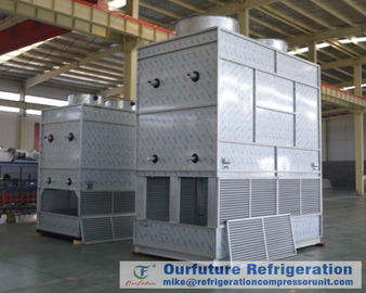 Type système d'ébauche obligatoire de réfrigération refroidi évaporatif de chambre froide de condensateur