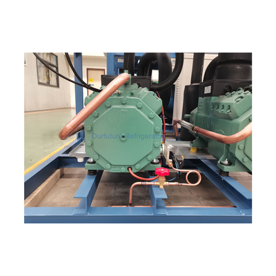 Type de vis - Connexion parallèle à un seul étage Solution de refroidissement optimisée avec unité de compresseur de réfrigération de type rack