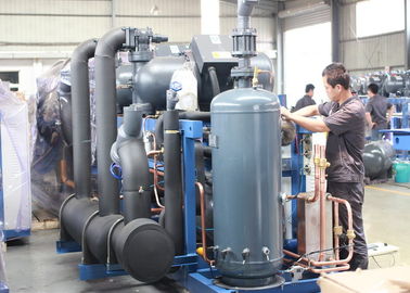 Unités de condensation refroidies à l'eau industrielles de vis pour la chambre froide
