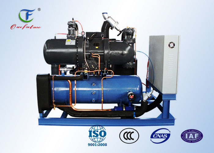 Réfrigérateur refroidi à l'eau industriel 80HP - capacité de vis d'étape unique de la réfrigération 600HP